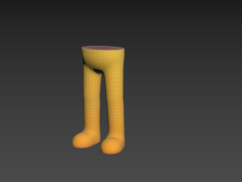 Prop242 Lower Body 3D Model