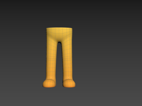 Prop242 Lower Body 3D Model