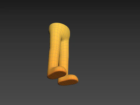 Prop242 Lower Body 3D Model