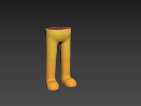 Prop242 Lower Body 3D Model