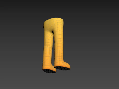 Prop242 Lower Body 3D Model