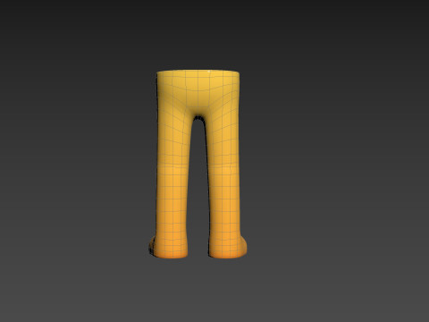 Prop242 Lower Body 3D Model