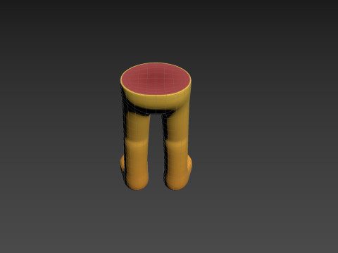 Prop242 Lower Body 3D Model