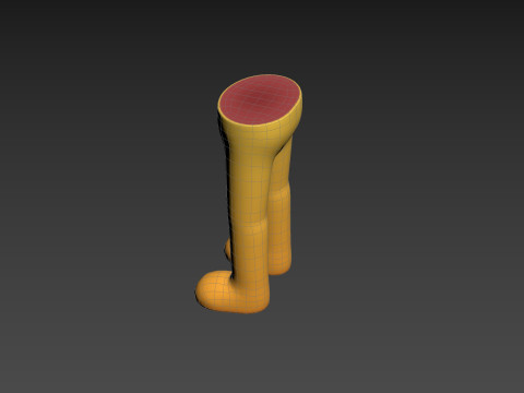 Prop242 Lower Body 3D Model