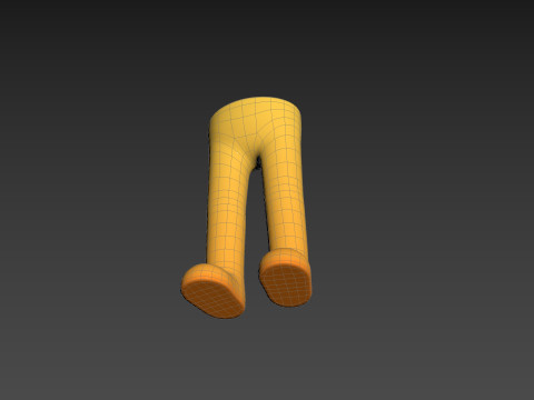 Prop242 Lower Body 3D Model