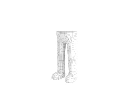 Prop242 Lower Body 3D Model