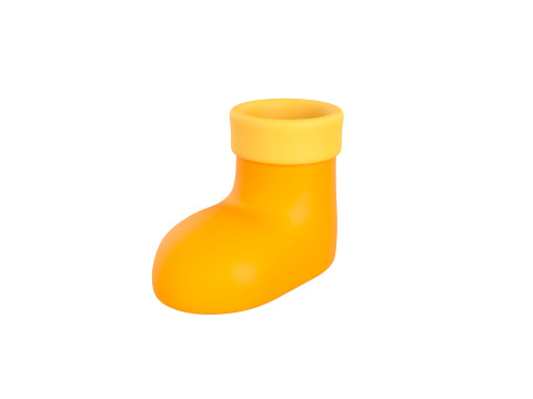 Prop243 Cartoon Boot 3D मॉडल