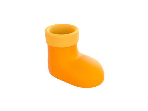 Prop243 Cartoon Boot 3D मॉडल