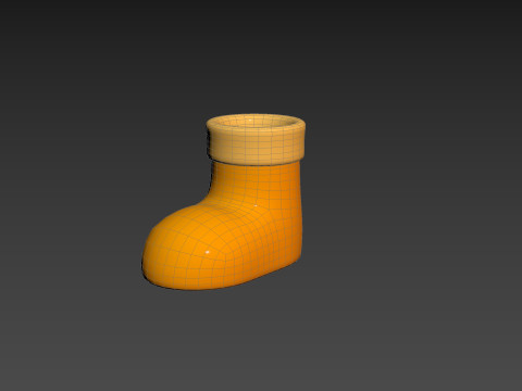 Prop243 Cartoon Boot 3D मॉडल
