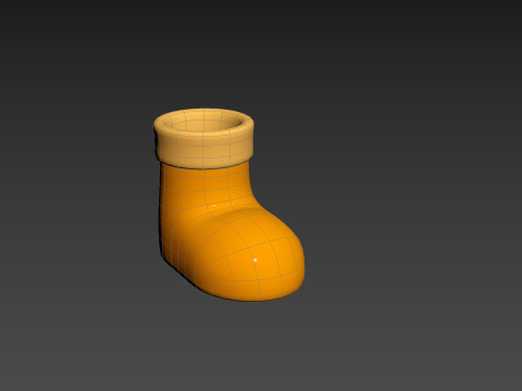 Prop243 Cartoon Boot 3D मॉडल