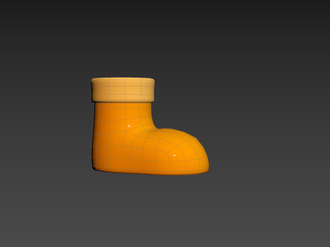 Prop243 Cartoon Boot 3D मॉडल