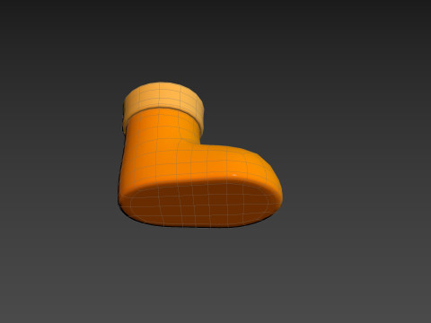 Prop243 Cartoon Boot 3D मॉडल