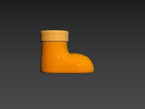 Prop243 Cartoon Boot 3D मॉडल