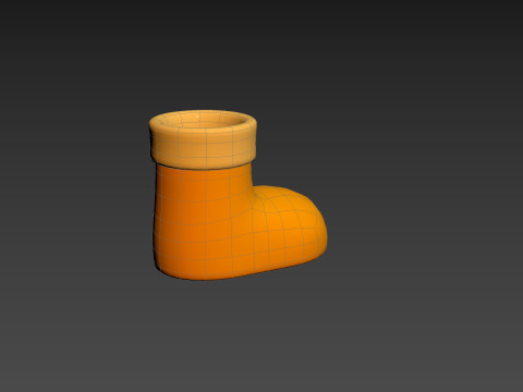 Prop243 Cartoon Boot 3D मॉडल