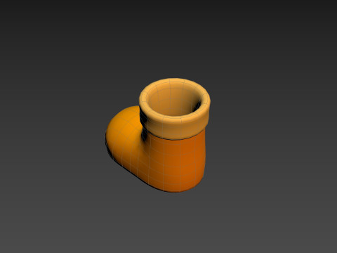 Prop243 Cartoon Boot 3D मॉडल
