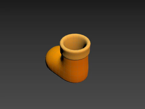 Prop243 Cartoon Boot 3D Model