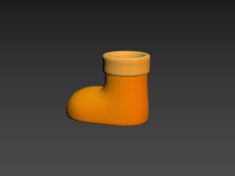 Prop243 Cartoon Boot 3D मॉडल