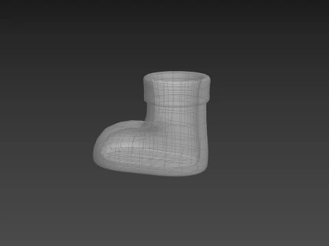 Prop243 Cartoon Boot 3D Model