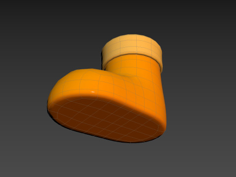 Prop243 Cartoon Boot 3D मॉडल