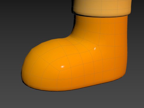 Prop243 Cartoon Boot 3D मॉडल