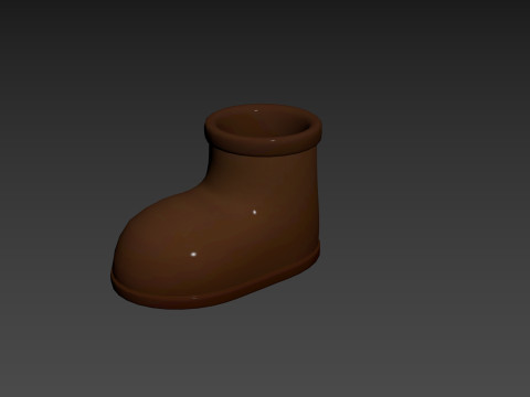 Prop244 Cartoon Boot 3D-Modell