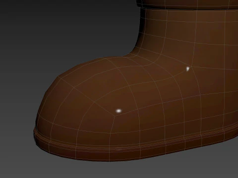 Prop244 Cartoon Boot 3D Model