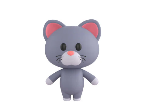 Pack007 Rigged Cartoon Animal Pack 1 3D Model