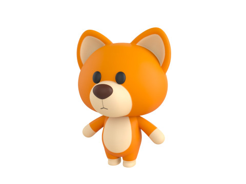 Pack007 Rigged Cartoon Animal Pack 1 3D Model