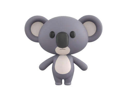 Pack007 Rigged Cartoon Animal Pack 1 3D Model