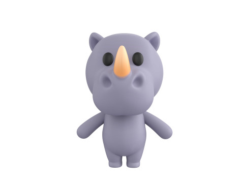 Pack007 Rigged Cartoon Animal Pack 1 3D Model