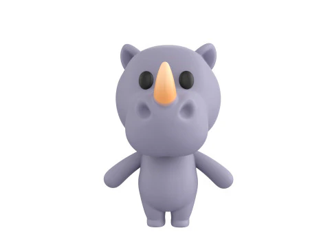Pack007 Rigged Cartoon Animal Pack 1 3D Model