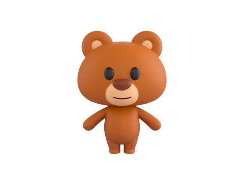 Pack008 Cartoon Animal Pack 1 3D Model