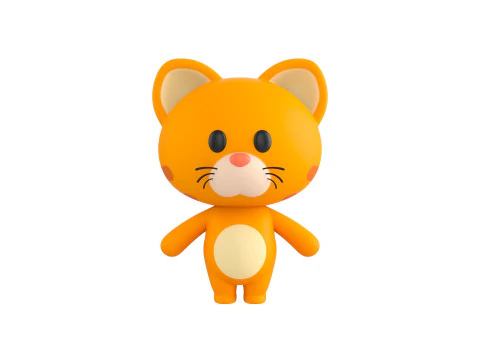 Pack008 Cartoon Animal Pack 1 3D Model