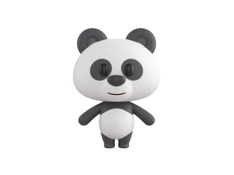 Pack008 Cartoon Animal Pack 1 3D Model
