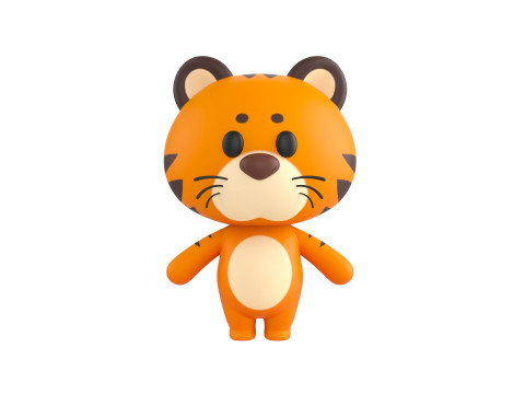 Pack008 Cartoon Animal Pack 1 3D मॉडल