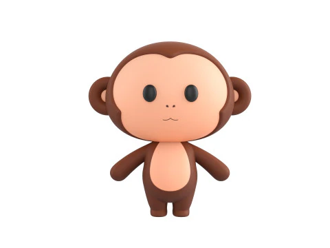 Pack008 Cartoon Animal Pack 1 3D Model