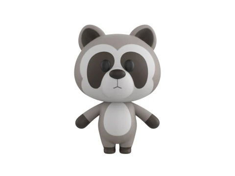 Pack008 Cartoon Animal Pack 1 3D Model
