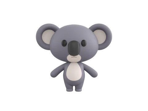 Pack008 Cartoon Animal Pack 1 3D Model