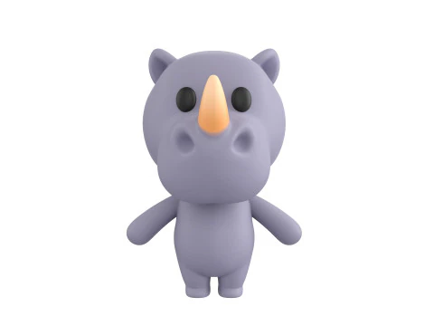 Pack008 Cartoon Animal Pack 1 3D Model