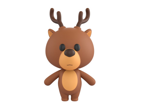 Pack008 Cartoon Animal Pack 1 3D मॉडल