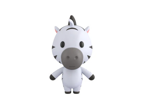 Pack008 Cartoon Animal Pack 1 3D Model