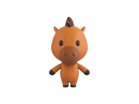 Pack008 Cartoon Animal Pack 1 3D Model