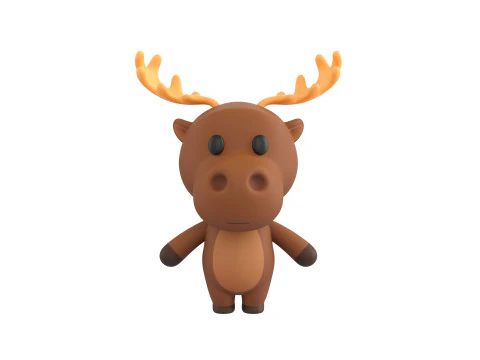 Pack008 Cartoon Animal Pack 1 3D Model