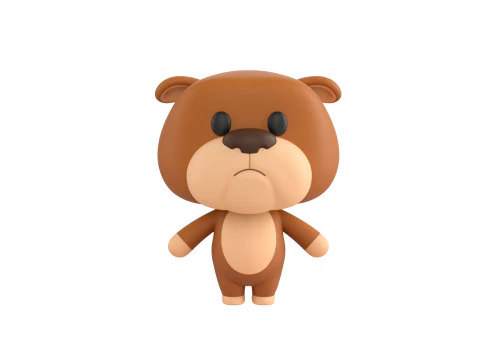 Pack008 Cartoon Animal Pack 1 3D Model
