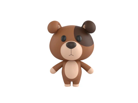 Pack008 Cartoon Animal Pack 1 3D Model