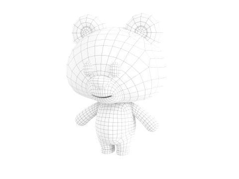 Pack008 Cartoon Animal Pack 1 3D Model