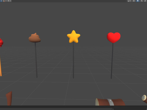 Pack009 Melee Weapons And Tools Pack 1 Model 3D
