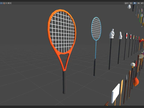 Pack009 Melee Weapons And Tools Pack 1 3D Model