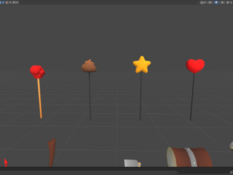 Pack009 Melee Weapons And Tools Pack 1 Model 3D