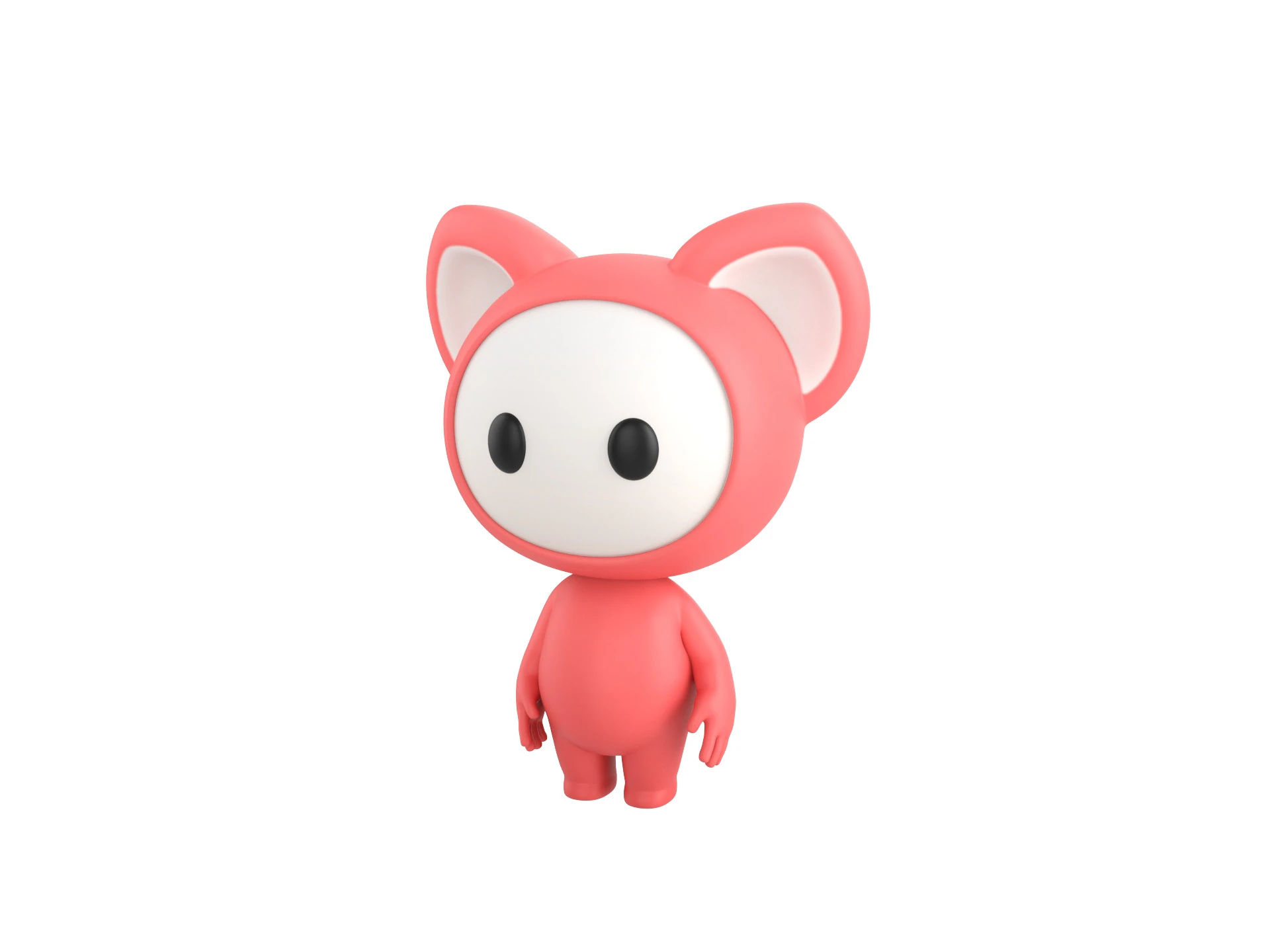 Character247 Rigged Mascot 3D Model .c4d .max .obj .3ds .fbx .stl .blend 